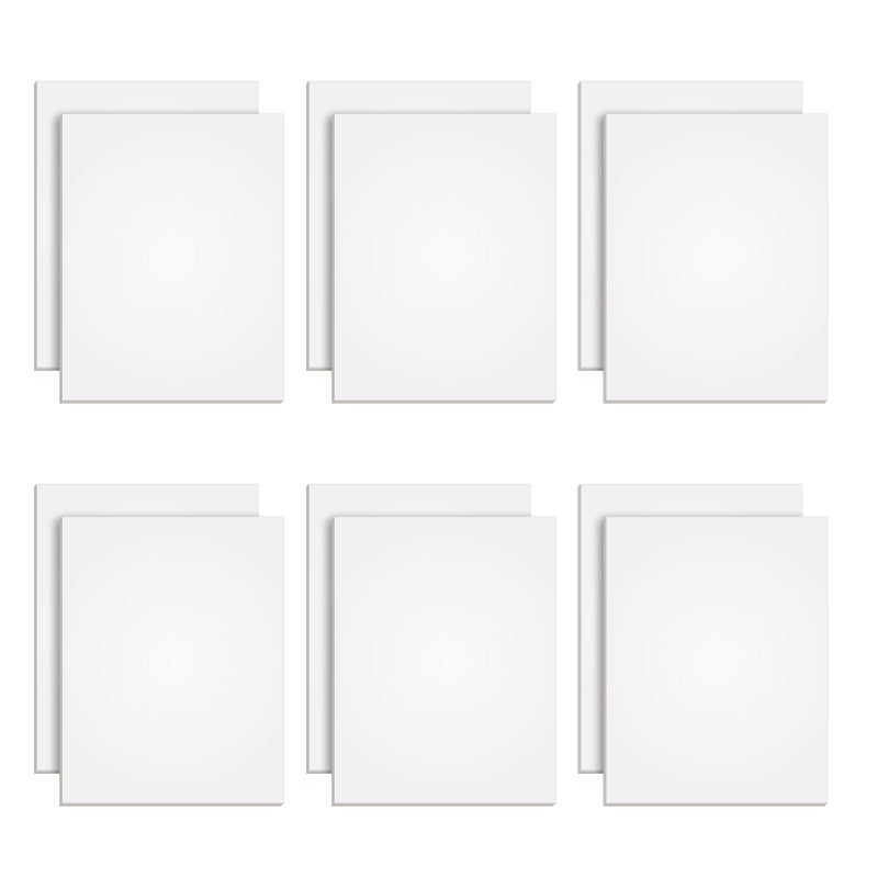 توبس دفاتر الكتابة القانونية TOPS، ذات الغلاف اللاصق، مقاس 8.5 × 11 بوصة، فارغة، 50 ورقة، عبوة من 12 دفترًا (71520)، أبيض - Image 1